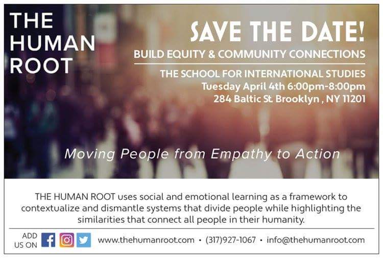 thehumanroot's tweet photo. Come check us out on April 4th #THEHUMANROOT #EDUCATIONJUSTICE #SOCIALJUSTICENOW https://t.co/rG1hhknDRG