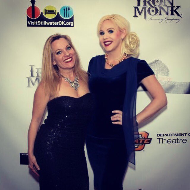 JRockstar007's tweet photo. My partner in crime @MaryCeaton oh the things we can do with abutted knife! #RDFF2017 #filmfestival #indiefilm #Shadowofthemissing #thriller https://t.co/wA7fqSMS5D