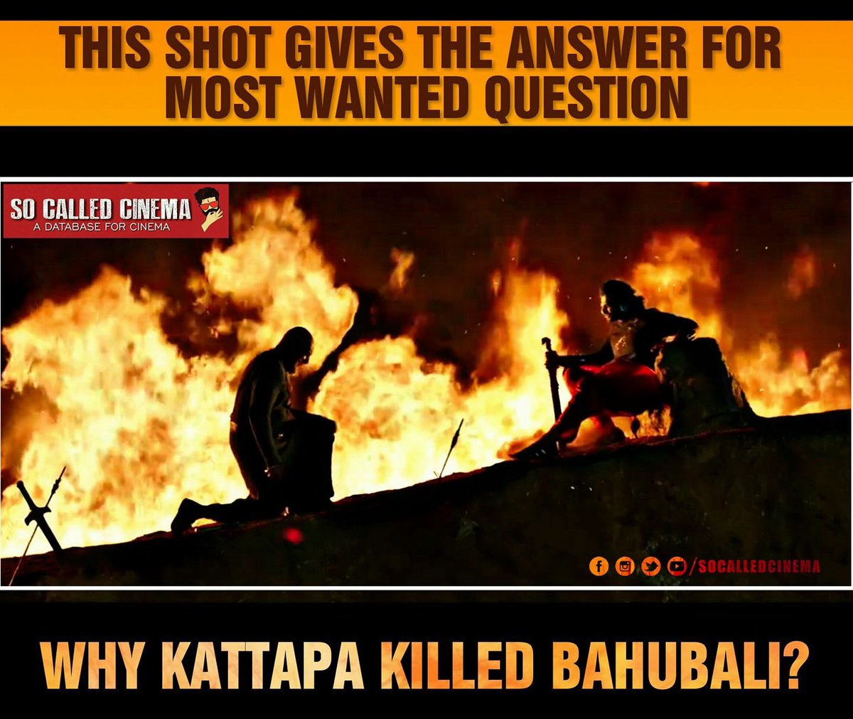 socalledcinemaa's tweet photo. Its Official now..Telugu trailer out..!!!
Watch it here:https://t.co/y3U31a6Grv
#Bahubali2
#SahoreBahubali👌 #Baahubali2trailer https://t.co/qSLbiAh41Y