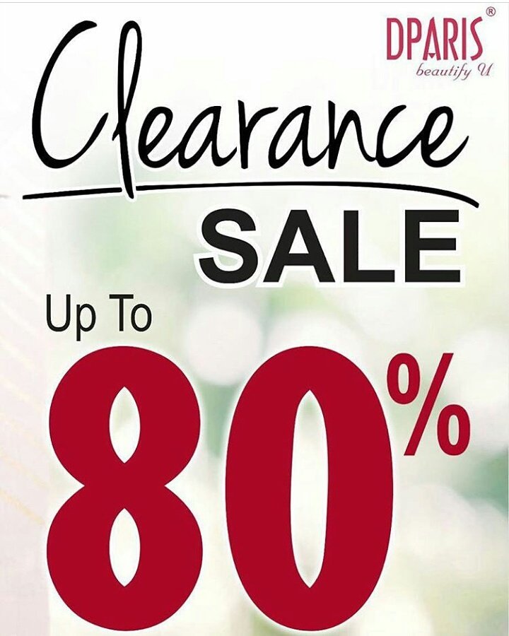 istanaplaza's tweet photo. Clearance Sale up to 80% from D'Paris Jewellery on all items except New Arrivals. Promo finish on 2nd April 2017. #Promo_IP https://t.co/nW1fMvvYU1