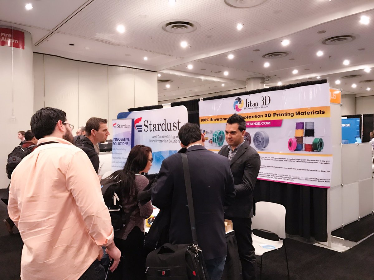 Titan 3D @Inside3DPrint NYC show today ! <a href="/3dprintindustry/">3D Printing Industry</a>