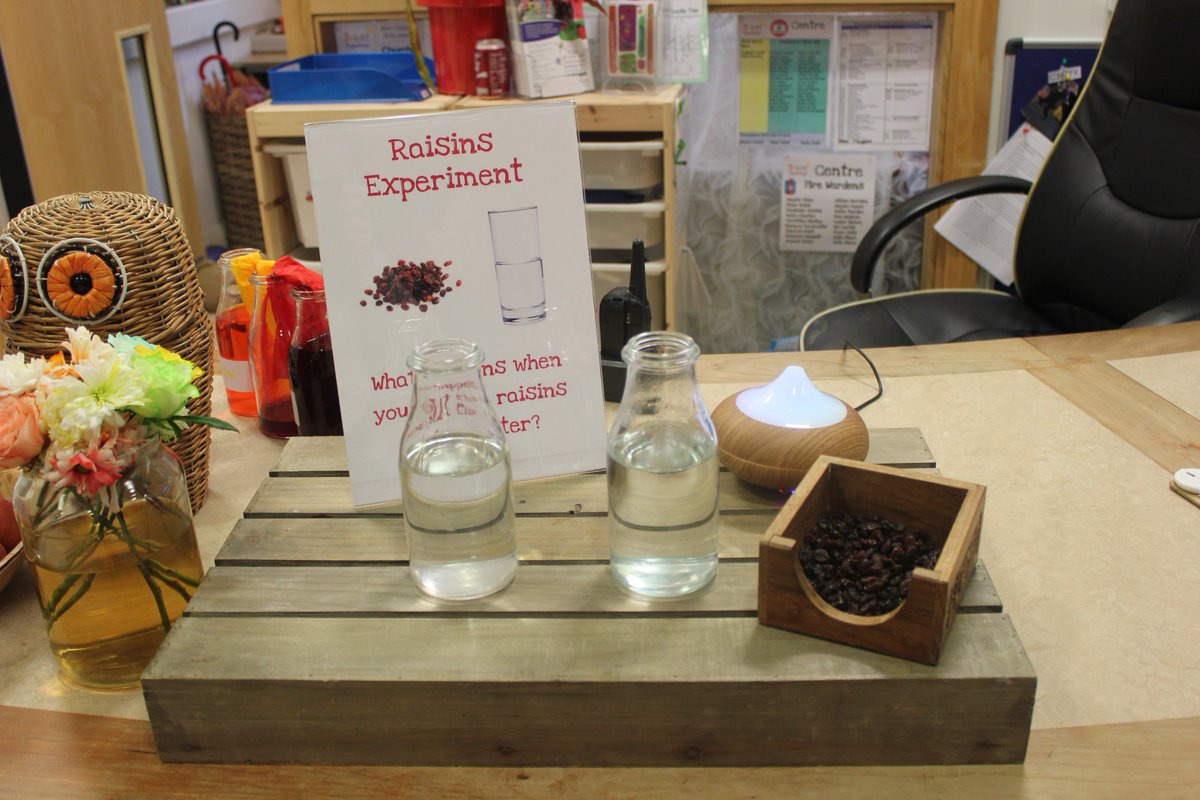 bbccleeds's tweet photo. What will happen when we add raisins to a glass of still water and a glass of soda water?? @ScienceWeekUK #BSW17 #receptionscience https://t.co/JcvowFi1KA