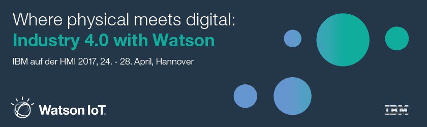 StefanSchm's tweet photo. #IBM auf der Hannover Messe 2017: "Willkommen bei Industrie 4.0, Watson #IoT und Digital Twin" https://t.co/sNOvOFiCxp #HM17 https://t.co/IYa2X0zHaf