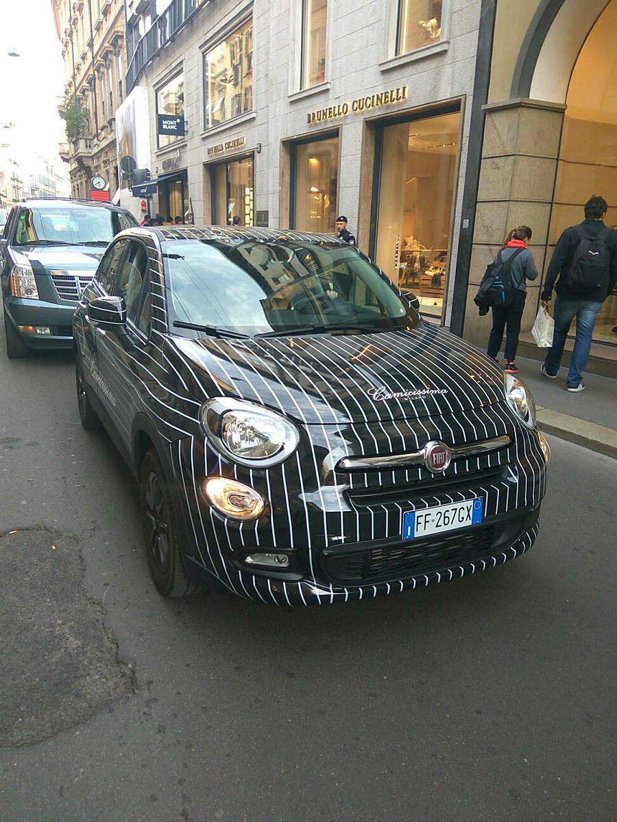 Here we go. Meet the Camicissima car in the streets of Milan.🚗