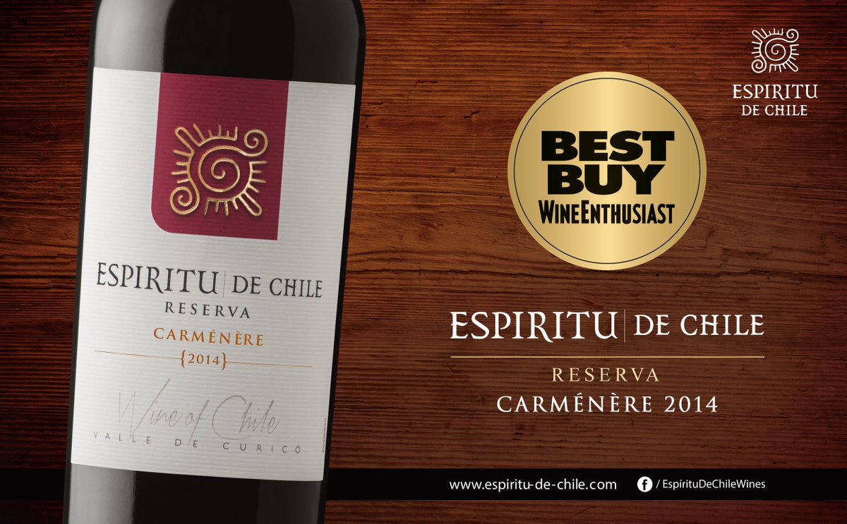 Best Buy Wine Enthusiast! #espiritu#chile#reserva#carmenere#wineenthusiast