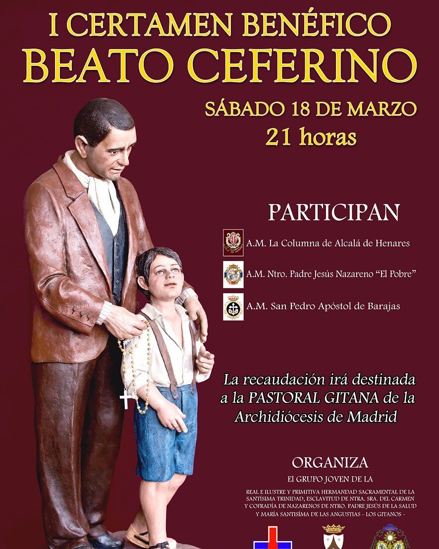 Organizado por el Grupo Joven de la Hermandad, al ser benéfico todo lo recaudado irá destinado a la Delegación Pastoral Gitana <a href="/archimadrid/">Archidiócesis de Madrid</a>