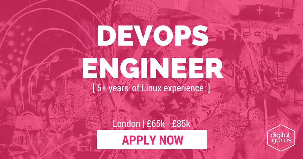 DigitalGurus's tweet image. NEW #DevOpsEngineer JOB | 5+ yrs experience with Linux | £65k-£85k | London | digitalgurus.co.uk/job/devops-eng… #LinuxJob #DevOpsjob