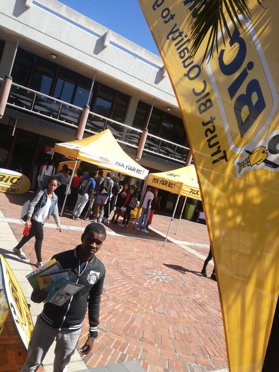 SillaSathekge's tweet photo. it's a BICuation at NMMU! STAY WOKE! #PickYourBic @BIC_SA @SVillage https://t.co/TTM5aoKUMt
