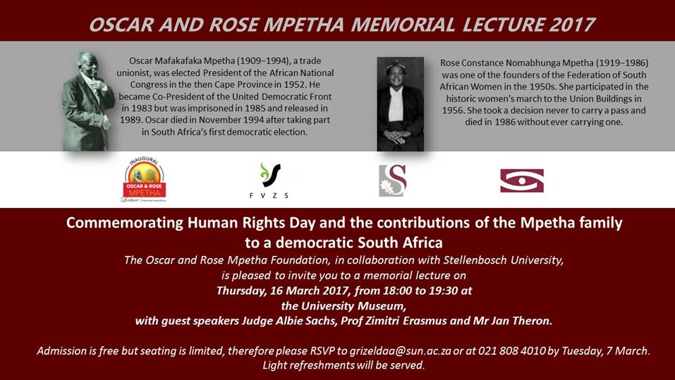 kamva_somdyala's tweet photo. Human Rights month & #SUMuseum is leading the conversation. Tonight, 18:30, the #MpethaMemorialLecture https://t.co/dTvYvwwUxw