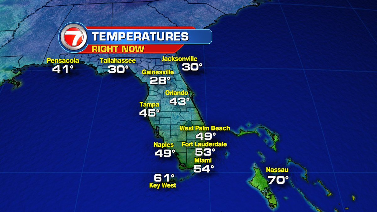 VivianGonzalez7's tweet photo. Chilly start. Make sure to wear your jackets! @wsvn https://t.co/0XF6ya1V0W