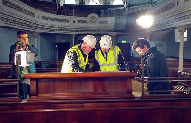 Today's location with <a href="/nottstrentuni/">nottingham trent uni</a> is an old synagogue. Amazing building!