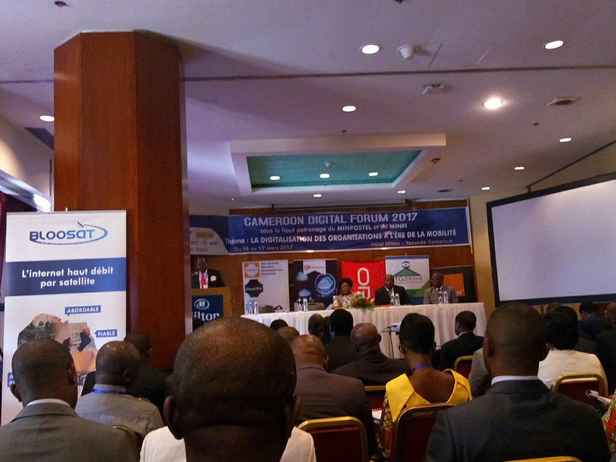 patrickouobou's tweet photo. Mot de bienvenue de Valentin Mbozo'o President du @ClubDSICmr  #CameroonDigitalForum https://t.co/1QWRA1pfPA