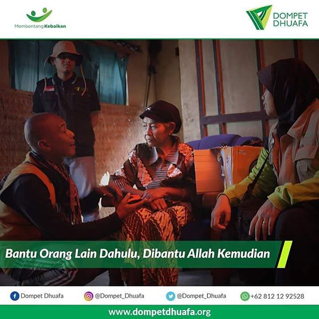 dompetdhuafaorg's tweet photo. Bantu orang lain dahulu, dibantu Allah kemudian #Hadits https://t.co/bcqejT7bgn