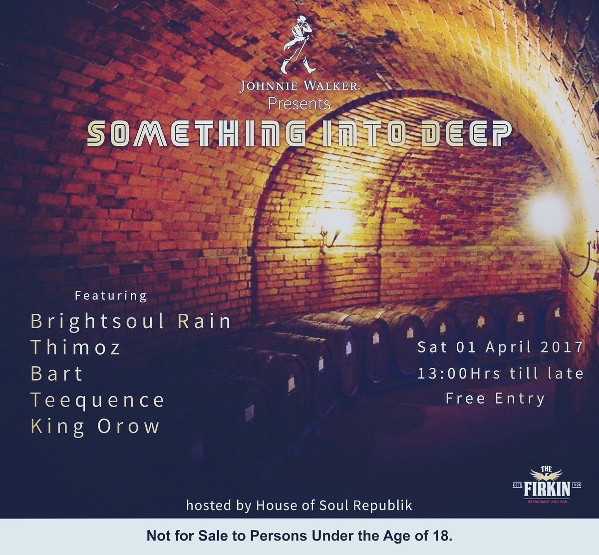 BrightsoulRain's tweet photo. JW presents
#SomethingIntoDeep 
01 April 2017
//@TheFirkin (The Pavillion Shopping Centre Roof Top)
//13:00 till late 
Free Entry https://t.co/Uybcx27Gk0