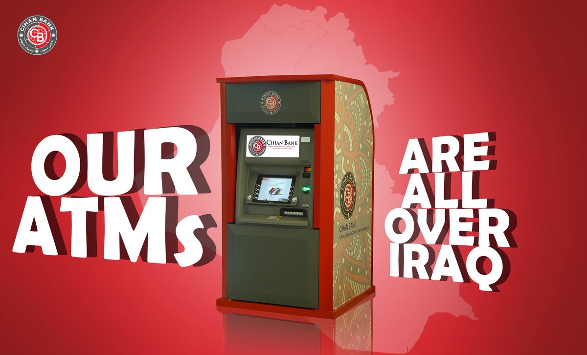 cihanbank's tweet photo. Now you can use Cihan Bank ATM’s on places listed below 
الان بأمكانك استعمال الصرافات الآلية لمصرف جيهان في المواقع المدرجة ادناه https://t.co/zUHktraZaO