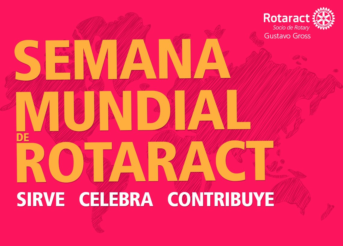 RCGustavoGross's tweet photo. #SemanaMundialDeRoataract
#LograndoImposibles
#D4455
#WorldRotaractWeek 
Celebramos 49 años de ser una familia maravillosa https://t.co/3UnAX5RGmI