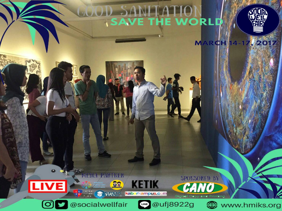 [LIVE REPORT]

Halo semua!

Sedang berlangsung Fun Trip Social Wellfair 2017 di lokasi kedua yaitu Galeri Nasional. 
(1/2)