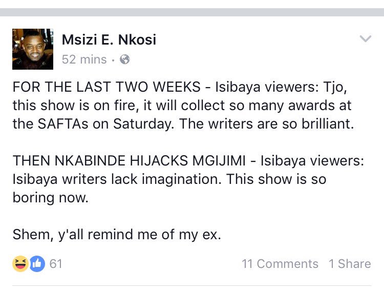 Glitts's tweet image. Lol true 😂😂😂 #isibaya