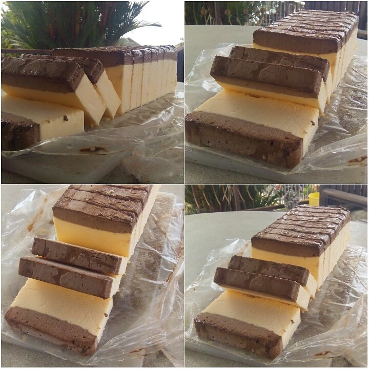 Ini bukan kue bolu ya, ini Es Krim Potong #MangOncel kamu mau? Hub CP kami
Uk 10x30 ( 15 potong ) 💰 45rb
Uk 10x15 ( 7 potong ) 💰 25rb