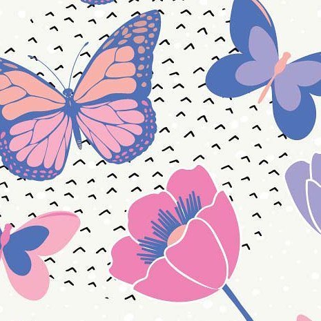 Butterfly Garden #pvpics #surfacepatterndesign #textiledesign #butterfly #floral #flowerpa… ift.tt/2mLxl2w