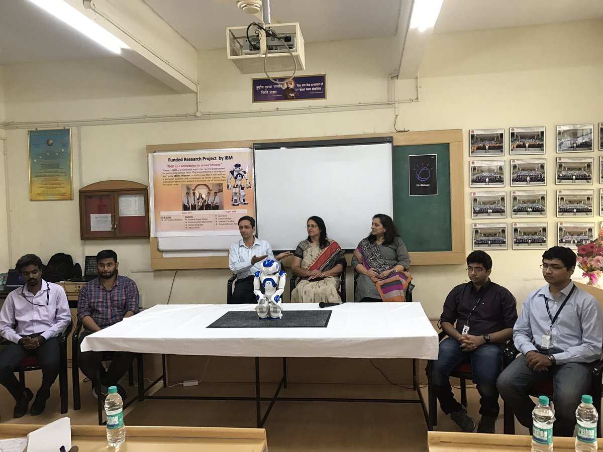 GGMAEDI's tweet photo. Introducing "Chintu" @MIT Techfest 2017, Pune #Texephyr #IBMIndiaUR #MITroboChintu #IBMWatson https://t.co/FB4yJysu1N