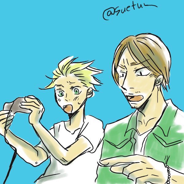 【<a href="/suetumu_1time/">花🌸漫画ライター</a> 】
ゲーム初心者あるある：コントローラーと体が動いちゃう #KVワンドロ・ゲーム
