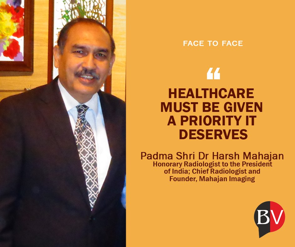 FACE TO FACE: Read exclusive interview of Dr Harsh Mahajan, Founder, <a href="/MahajanImaging/">Mahajan Imaging</a> in March 17 edition of BV eMag joom.ag/uOqW