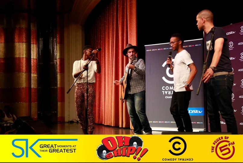 OhShipSA's tweet photo. The guys doing their thing on #OhShip2016. Which line will you never forget from #OhShip2016's Comedy Night? https://t.co/l1z9Lax7bV