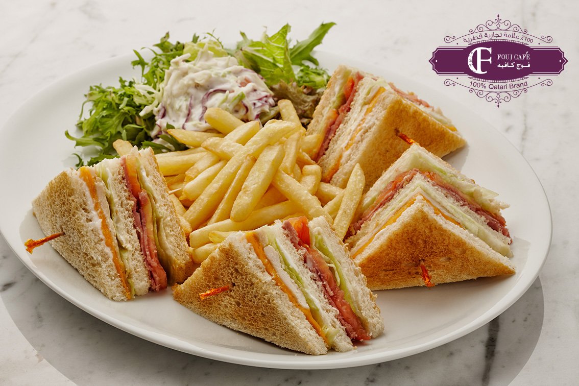 FoujCafe's tweet photo. كلوب ساندويش من فوج كافيه // Club Sandwich from Fouj Cafe #Food #restaurant #breakfast #اكل #مطعم #فطور #شارع_حمد_الكبير #الدوحة #قطر https://t.co/U5yNu7MEbw