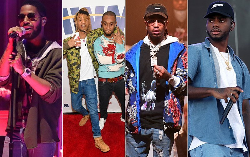 RapUp's tweet image. Bryson Tiller, Kid Cudi, Rae Sremmurd, &amp;amp; Migos will perform at this year’s BET Experience goo.gl/06X7rb