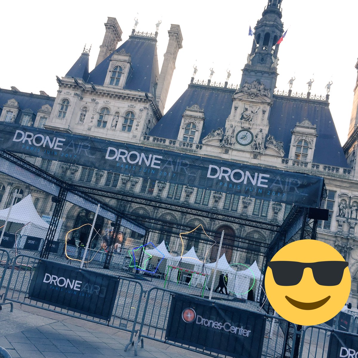 Welcome à l'hôtel de ville #droneair