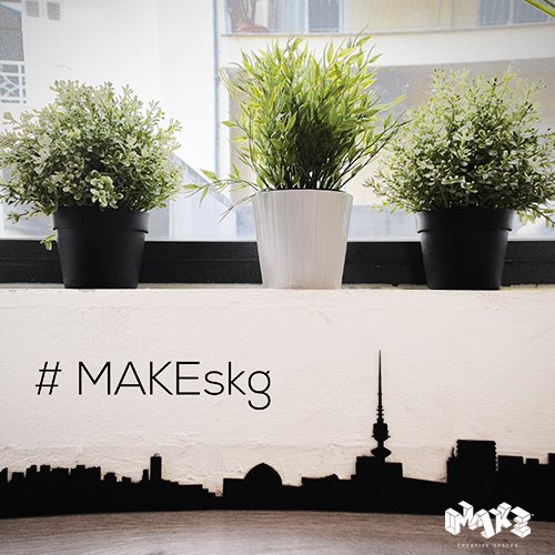 makeskg's tweet image. Goodmorning sunshine! #makeskg #thessaloniki #skyline #makecreativespaces