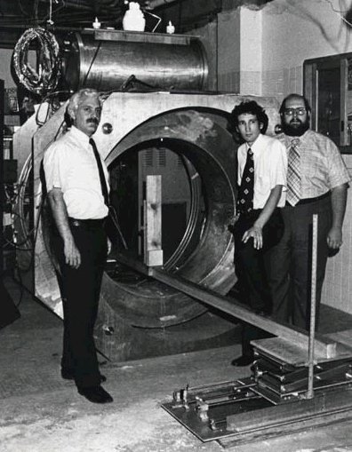 Happy Birthday Raymond Vahan Damadian 1936.  Shown with invention of the first MRI machine.  