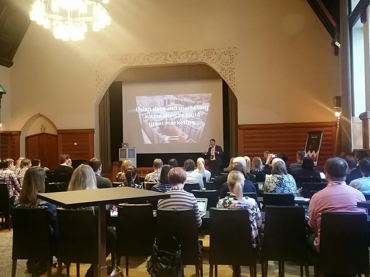 MaxMJSoderlund's tweet image. Data driven #marketing with CEO Anders Frankel. #apsisdigiforum