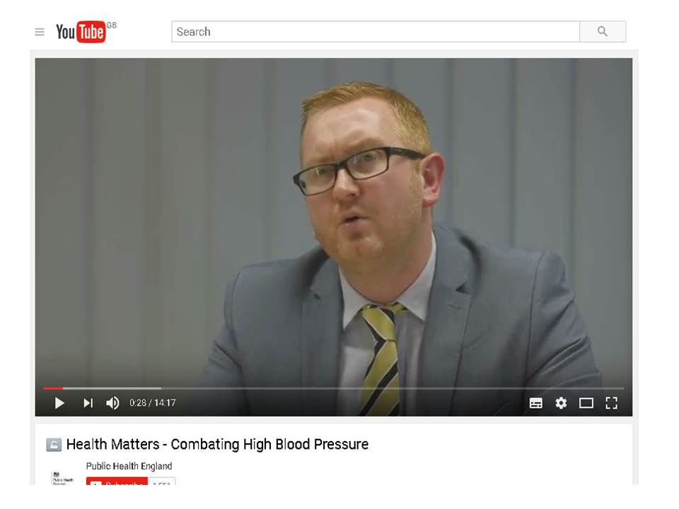 Watch our #PHEHealthMatters Combating ↑#BloodPressure video when I interview colleagues from <a href="/NHSEngland/">NHS England</a> <a href="/TheBHF/">British Heart Foundation</a> youtube.com/watch?v=yIffyZ…