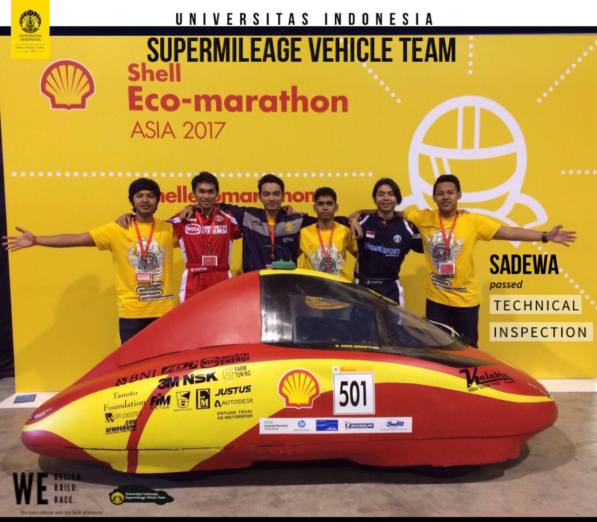 [DAY 2 SEMA 2017]

Sadewa team has passed technical inspection!

#Makethefuture #shellecomarathon