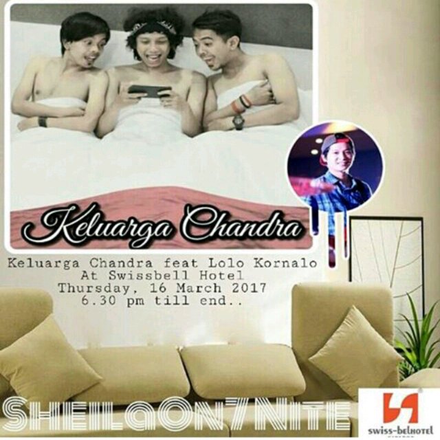 NaminaAgus's tweet photo. Tonight! Keluarga Chandra feat Lolo Kornalo at Swissbel Hotel Cirebon.Cc: @Mahbub_Khaidir @Jun_EddyChandra @LoloKRL https://t.co/0hIH6SXbt2