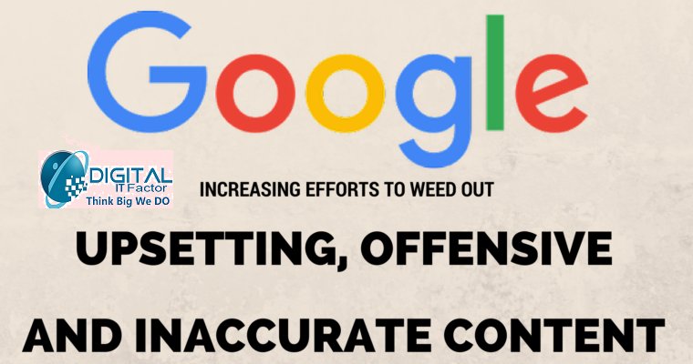 DigitaliTFactor's tweet image. Google launches new effort to flag upsetting or offensive content in search
Google hopes to teach its algorithms Read More #DigitaliTFactor