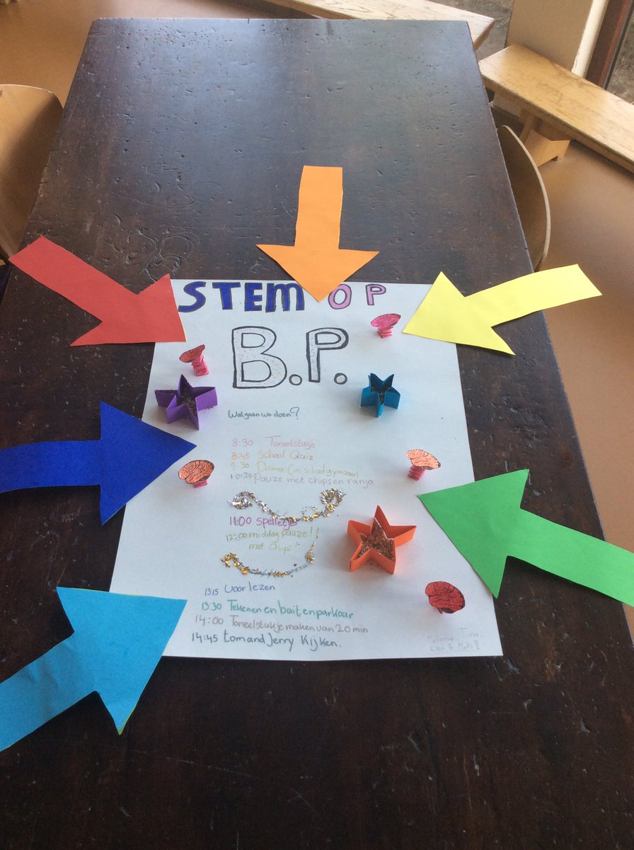 OBSDeFontein's tweet photo. Gisteren de 18+ers, nu zijn de kinderen aan de beurt. Groep 8 presenteert hun ideale schooldag, volgende week stemmen! #groep8aandemacht https://t.co/aCDx22wQhM