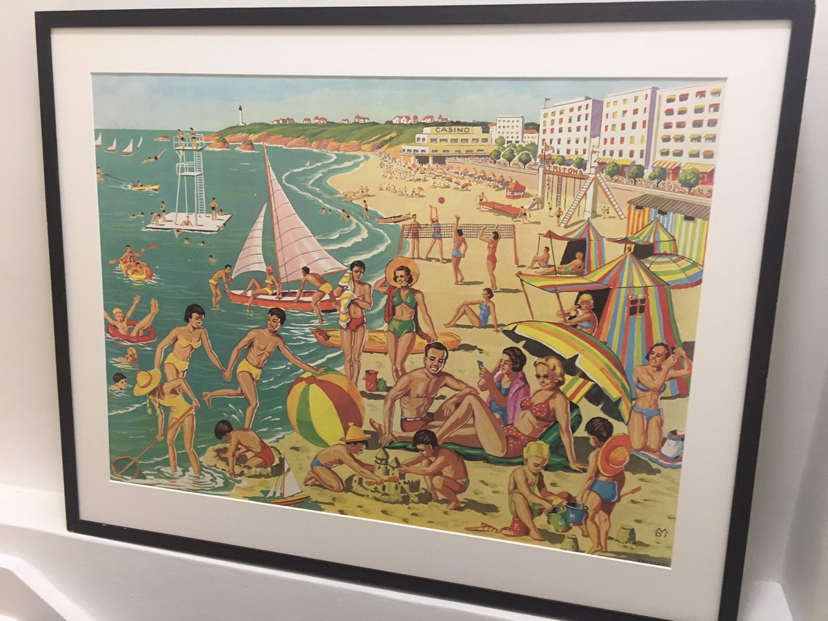 Dreaming of summer days to come...At our new store we have brought in some of Nigels personal collection of artworks all for sale.#art #shop