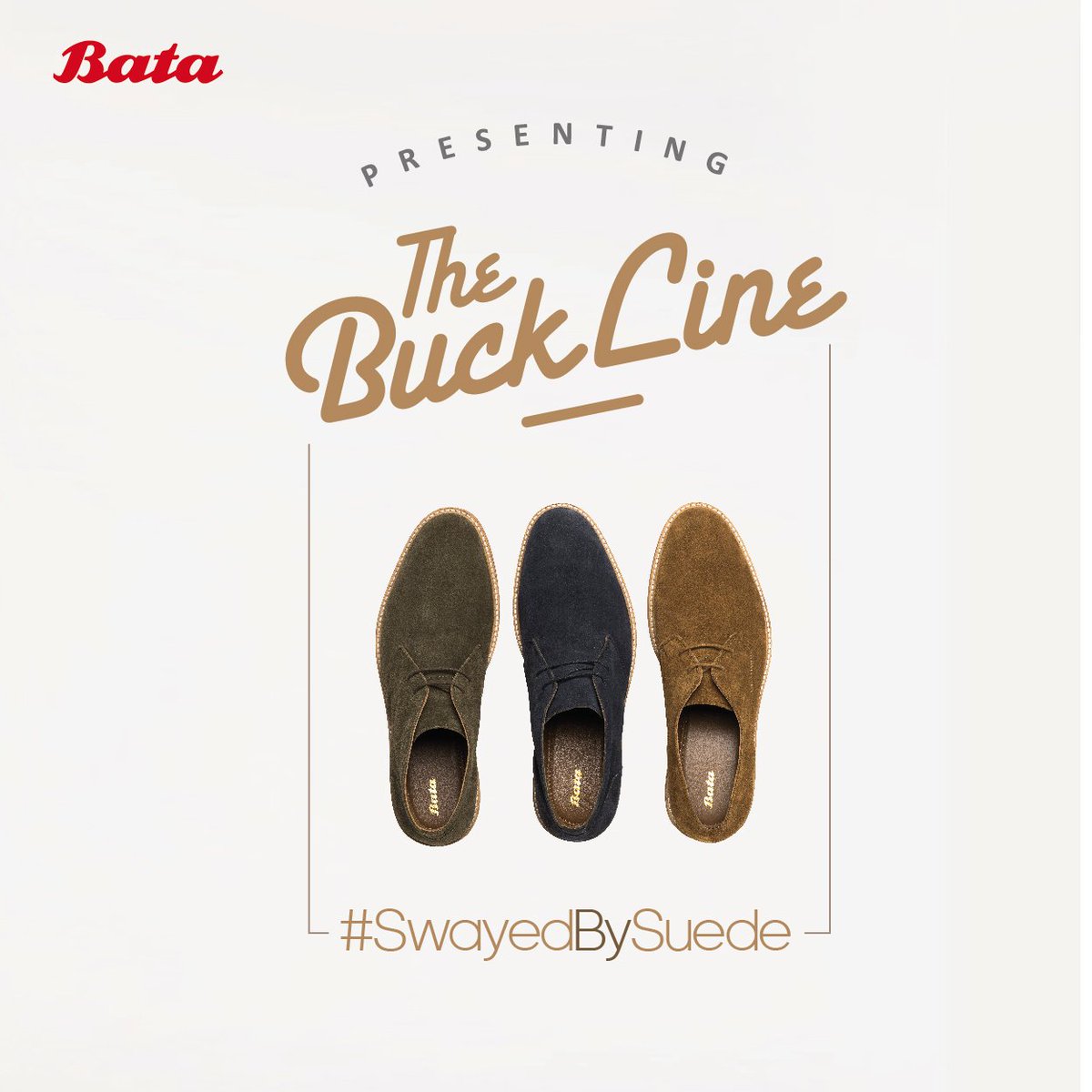 BATA_India's tweet photo. Blend formal & casual in one look with Bata #Buckline shoes, now available at a #BataStore near u. #SwayedBySuede https://t.co/utVQLjAyfC https://t.co/Scwp3LqGjA