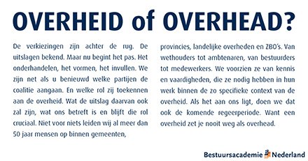 Niet voor niets leiden wij al meer dan 50 jaar mensen op binnen gemeenten..... bit.ly/2n2qT9D #verkiezingen