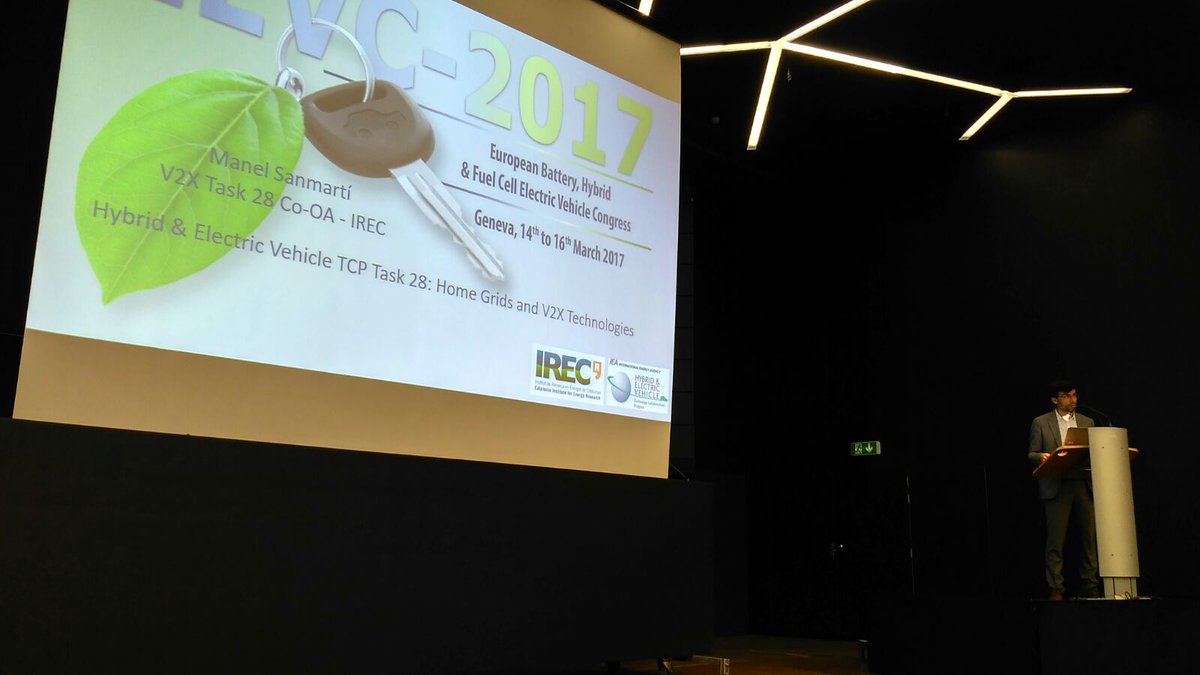 criscorchero's tweet photo. Today special session on V2G #Task28 #HEV-TCP #IEA at @EEVC_EU @IREC_Energia https://t.co/ibMbXytJc1
