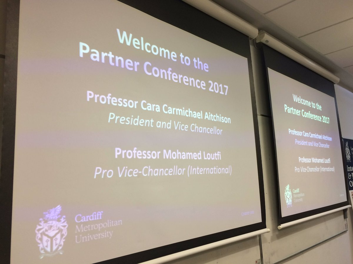 CardiffMetIPO's tweet photo. Getting ready to start the 2017 Partner Conference. Check in through the day to see what is happing with #partnertraining https://t.co/I3gOE8E9WK