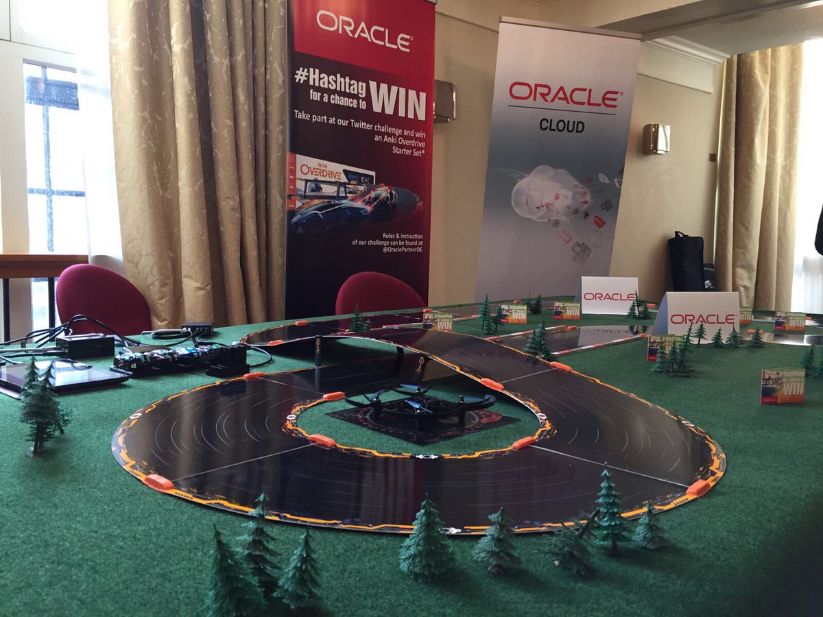 sven_schuldt's tweet photo. Don't miss the #Oracle Booth at the #AIMBootcamp2017 #AIMBootcamp17 and win an Anki Overdrive Starterkit https://t.co/wkstvfE1aa
