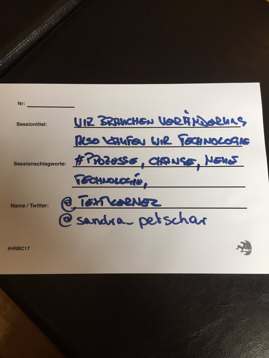 sandra_petschar's tweet image. Wir brauchen Veränderung also kaufen wir Technologie! #HRBC17 #HRchange #textkernel