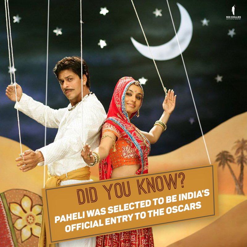 RedChilliesEnt's tweet photo. This fact is no more a #Paheli, right folks? 👻😉 #RedChilliesTrivia
@iamsrk https://t.co/IhmZOS17cP