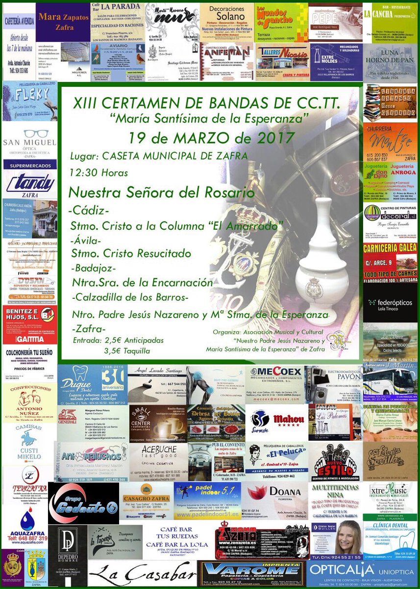 Amarrado_Avila's tweet photo. Buenos días! Nos espera un finde intenso Viernes 17Mar Concierto en Salamanca. Domingo 19Mar Certamen en Zafra #SentirAmarrado #Cuaresma17 https://t.co/DLYvLUe5MT