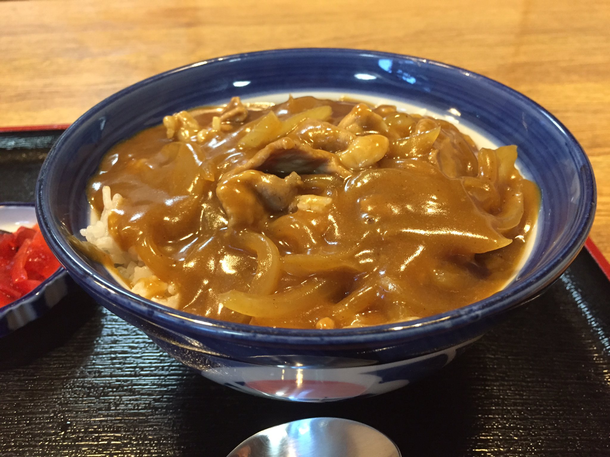 江古田keithのアマノ 江古田のカレーその38 ゆうゆうロードの そば処 福本 にてカレー丼 この照り ところで 蕎麦 屋さんで蕎麦を食べないのは軽く罪悪感覚えますね Ekoda 江古田