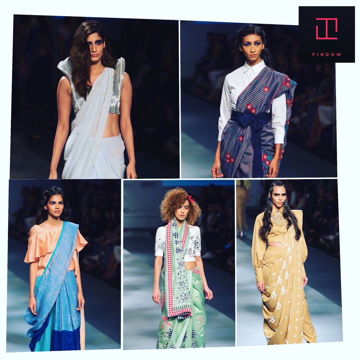 lovefindow's tweet photo. The cool new ways to rock the six yard wonder shown @AmazonFashionIn #fashionweek #AIFWAW17 #fashion #designers #runway #style #trend #delhi https://t.co/7jP9s5CJm0